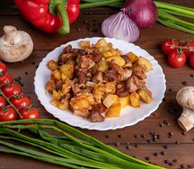 Картошка по-домашнему со свининой