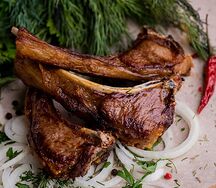 Шашлык из бараньей корейки