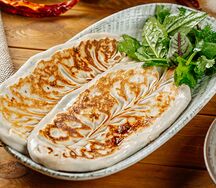 Женгялов хац с сыром и зеленью