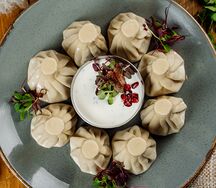 Хинкали с бараниной