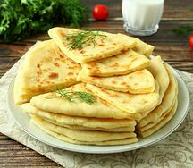 Хычин с картофелем и сыром