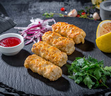Люля-кебаб из осетрины