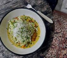 Куриный шницель карри