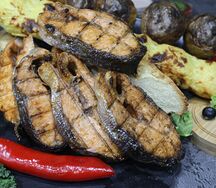 Стейк из горбуши