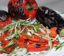 Овощной салат на мангале