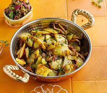 Картофель, жаренный с грибами
