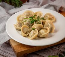 Пельмени с курицей