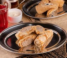 Блины с мясом