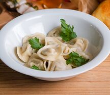 Пельмени с уткой дюжина