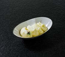Картофельное пюре с трюфельным маслом