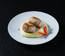 Котлетки из цыпленка с картофельным пюре
