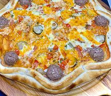 Пицца Острый чизбургер