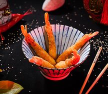 Креветки темпура