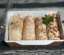 Блинчики с ветчиной и сыром