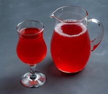 Домашний клюквенный морс