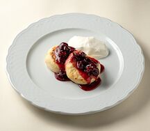 Сырники со сметаной