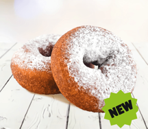 Пончики с сахарной пудрой