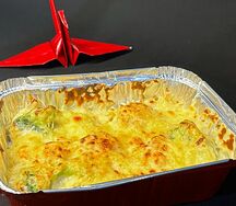 Запеканка с креветкой