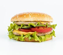 Бургер двойной с курицей