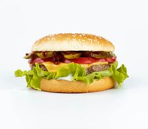 Бургер со свининой