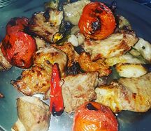 Шашлык из куриной грудки
