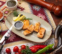 Шашлык из лосося