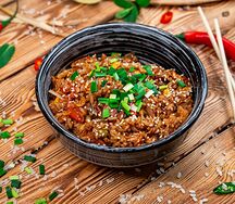 Рис жареный с овощами