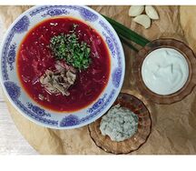 Борщ домашний