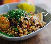 Тяхан с морепродуктами