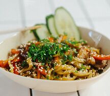 Удон с морепродуктами