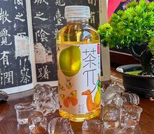 Холодный зелёный чай с помело