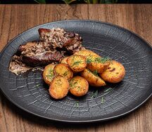 Медальоны с картофелем и грибами