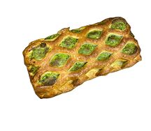 Слойка шпинат и сыр