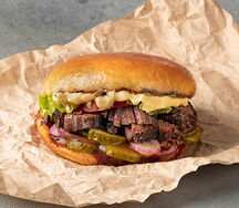 Бургер Брискет BBQ