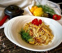 Удон с куриным филе