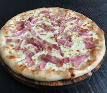 Карбонара на тонком тесте