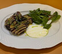 Копченая свекла с французским дрессингом