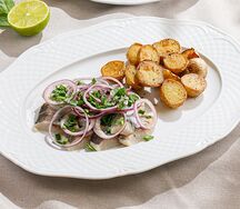 Сельдь с картофелем