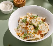 Вареники с картофелем и грибами