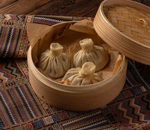 Хинкали с бараниной 