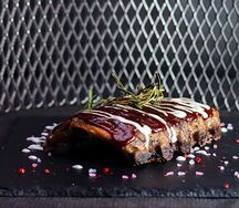Свиные ребра в соусе BBQ