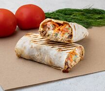 Шаверма в лаваше двойная