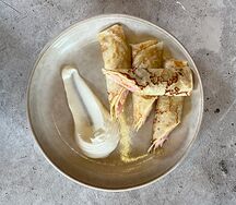 Блинчики с ветчиной и сыром
