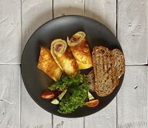 Омлет с ветчиной и сыром