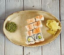 Снежный краб с креветкой