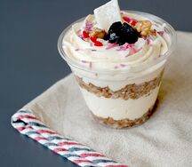 Десерт со сливками