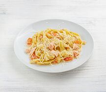 Паста с красной рыбой