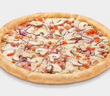 С ветчиной и грибами 22 см