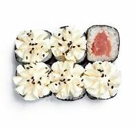 Классический сливочный ролл с тунцом