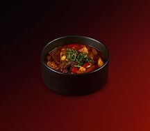 Техасский мясной суп из мраморной говядины